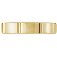 Satin Finish Designer 14k Wedding Band