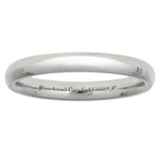 Platinum 3mm Benchmark Wedding Ring