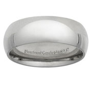 Platinum 8mm Benchmark Wedding Ring