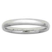 Palladium 3mm Wedding Band