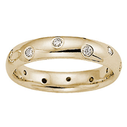 4mm Benchmark Comfort Fit 14k Yellow Gold Eternity Ring