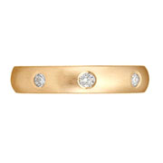 14K Yellow Gold 4mm Round Diamond Eternity Band