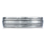 Double Groove Forge 6mm Benchmark Titanium Wedding Band