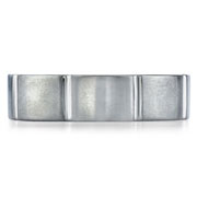 Bar Cut 6mm Benchmark Titanium Wedding Ring