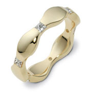 0.30 tcw Diamond 14K Yellow Gold Dora Wedding Band