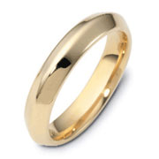 Sempronius 4.00 mm 14K Yellow Gold Wedding Band