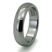 Domed Tungsten Carbide Band