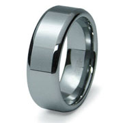 Tungsten High Polish 8mm Wedding Band