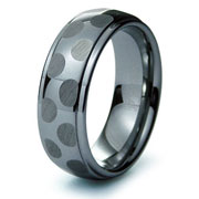 Dot Textured Tungsten Step Edge Ring