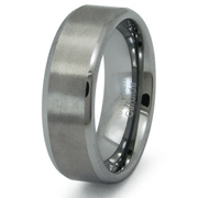 Flat Rounded Edge Tungsten Band