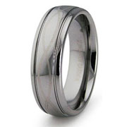 7mm Braid Design Tungsten Carbide Wedding Ring