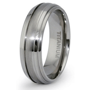 Designer Titanium 7mm Wedding Band