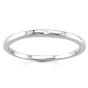 0.06 tcw Diamond Quality SI Color G/H Diamond Ring