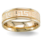 6.50 mm 14K Yellow Gold Wedding Band