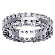 Shared Prong 6mm Diamond Eternity Band