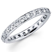 Diamond Eternity Ring in 14K White Gold