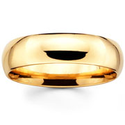 14Kt Yellow Gold 6mm Wedding Ring