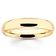 14Kt Yellow Gold 4mm Wedding Ring