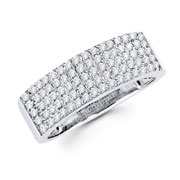 14KW Round Micro-Pave Diamond Ring (0.50Ct)
