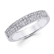 14KW Round Micro-Pave Diamond Ring (0.33Ct)