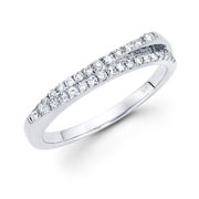 14KW Round Micro-Pave Diamond Ring (0.25Ct)