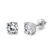 1.50 ct Round Diamond Solitaire Earrings