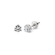 1/5 ctw Round Diamond Stud Earrings in 14K White Gold