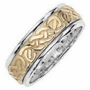 Braid Carved 14K Celtic Wedding Ring