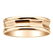 14K Design Yellow Gold Wedding Band