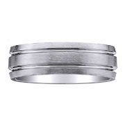 Titanium 7mm Designer Wedding Band
