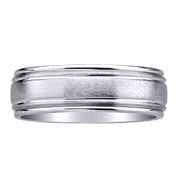 Titanium 7mm Brush Finish Wedding Band