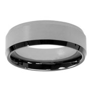 Polished Tungsten Carbide Beveled Ring