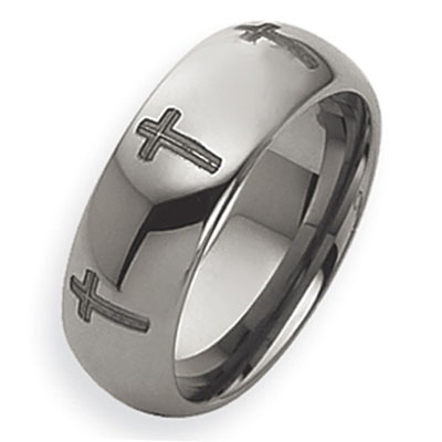 Laser Design 8mm Tungsten Ring