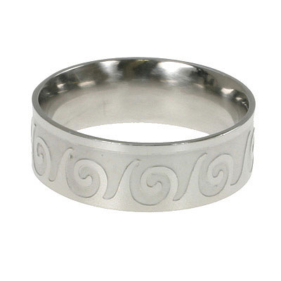 Pattern Designed Stainless Steel Band