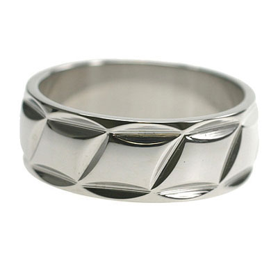 Laser Cut Designer Stainless Steel Ring
