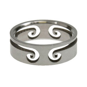Cut Out Stainless Steel Band