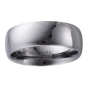 8mm Benchmark Forge Tungsten Comfort Fit Wedding Band