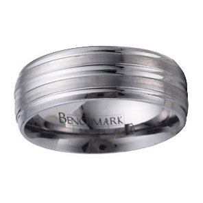 8mm Tungsten Designer Comfort Fit Wedding Band