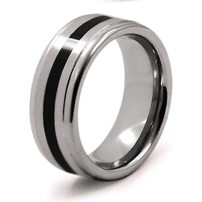 Enameled wedding bands
