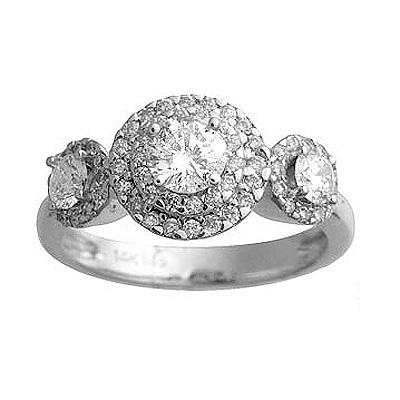 Diamond Fancy Cluster Ring
