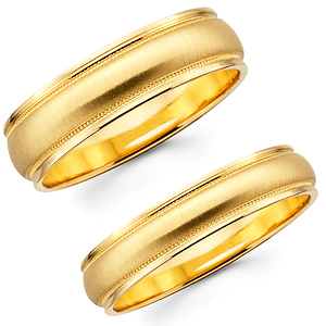 Yellow Gold Wedding Bands