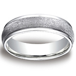 14k 6mm White Gold Wedding Ring