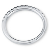 14K Pave Princess Cut Diamond Engagement Ring Set thumb 4