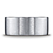 10mm Flat Satin Comfort-Fit Argentium Silver Mens Wedding Band thumb 1