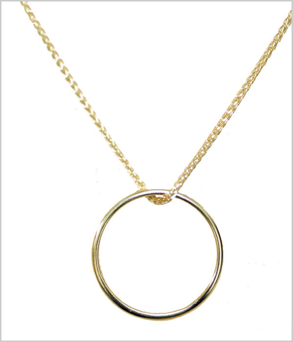 if you can't wear your wedding band on your hand, you can string it along a necklace to wear around your neck.
