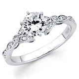 Round Cut Diamond Engagement Rings