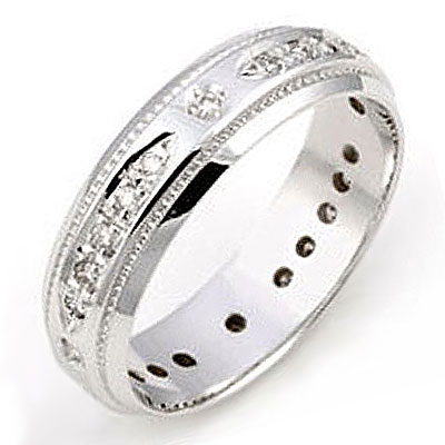 Pave set Diamond Eternity Band (0.20 ct.)