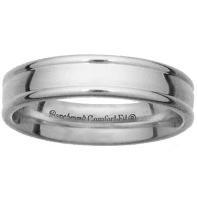 4mm Designer Edge Comfort Fit Band