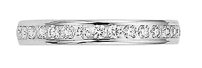 3mm Channel Diamond Ring (0.72ctw)