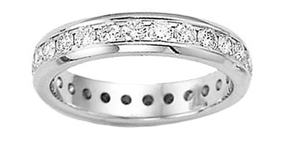 4mm Benchmark Platinum Diamond Eternity Ring